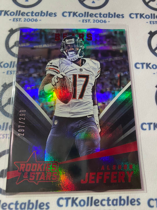 2015 NFL Rookies & Stars Alshon Jeffery Red #297/299 Bears