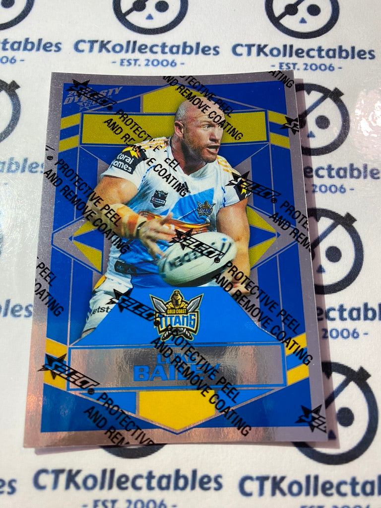 2012 NRL Select Dynasty Silver Parallel #SP53 Luke Bailey Titans