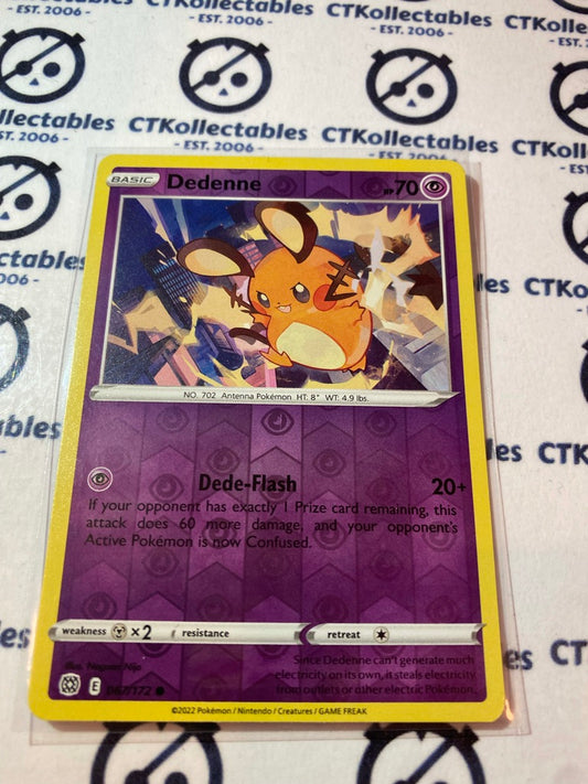 Dedenne #067/172 Reverse Holo Pokémon Card Brilliant Stars