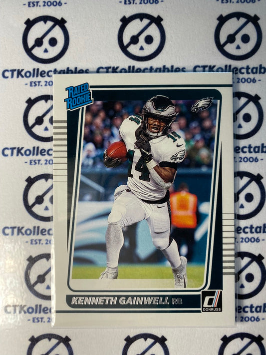 2021 NFL Donruss Rated Rookie Kenneth Gainwell RC #267 Eagles RB