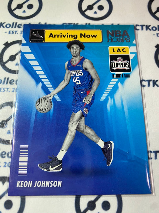 2021-22 Panini NBA HOOPS Keon Johnson Arriving Now #11 Nuggets