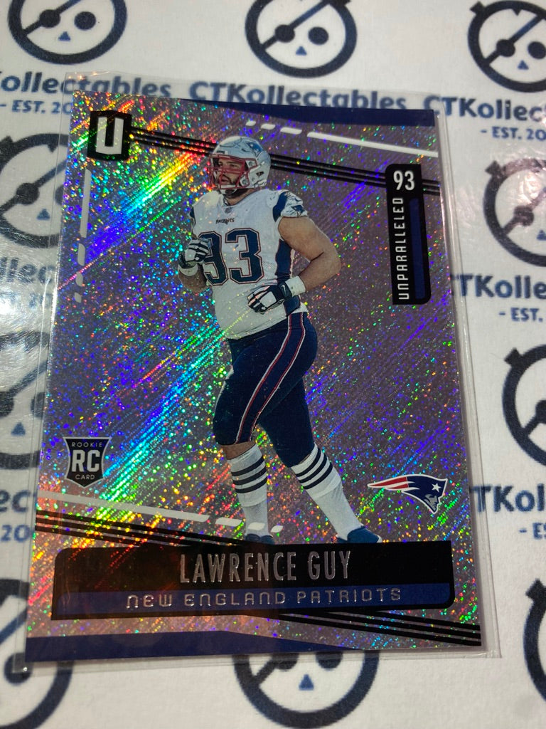 2019 Panini NFL Unparalleled Lawrence Guy Rookie Card RC #18 Patriots