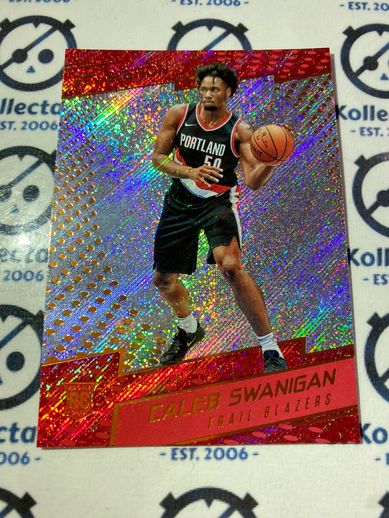 2017-18 NBA Panini Revolution Caleb Swanigan rookie card RC #149 Portland