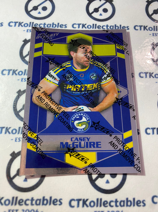 2012 NRL Select Dynasty Silver Parallel #SP119 Casey McGuire Eels