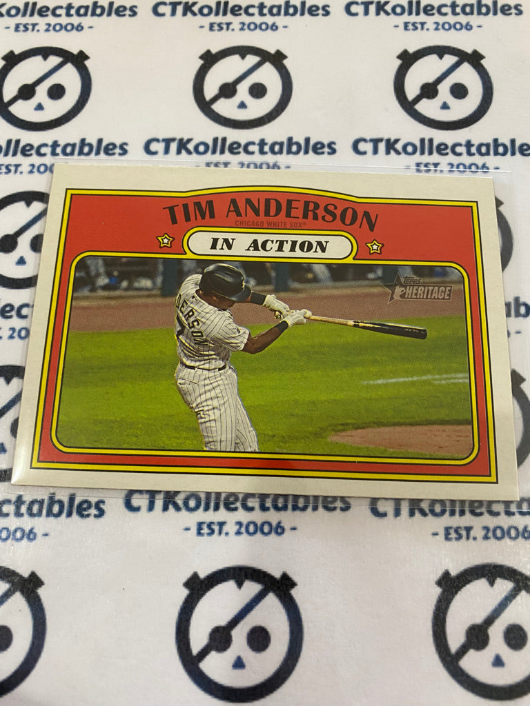 2021 MLB Heritage In Action Tim Anderson #244 White Sox