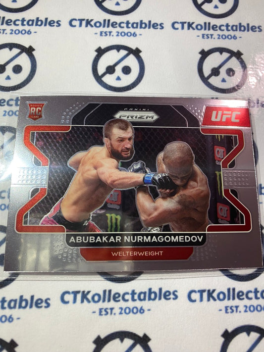 2022 UFC Panini Prizm Abubakar Nurmagomedov RC rookie #5