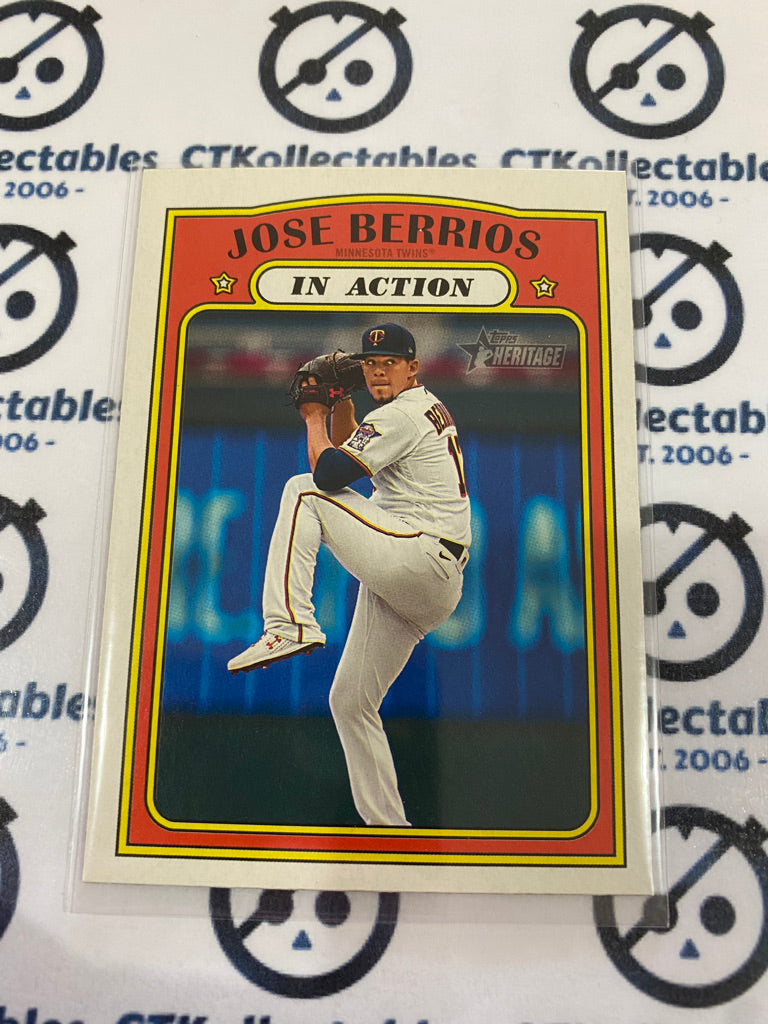 2021 MLB Heritage In Action Jose Berrios #114 (Puzzle D)