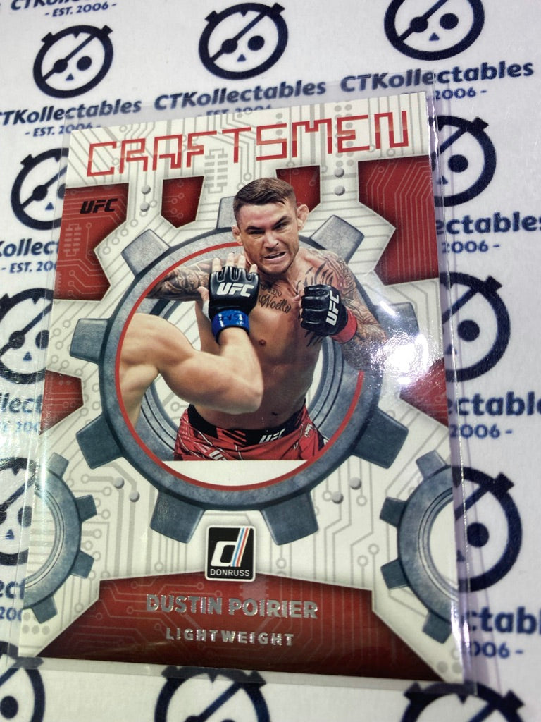 2022 UFC Panini Donruss Dustin Poirier Craftsmen #12 Lightweight