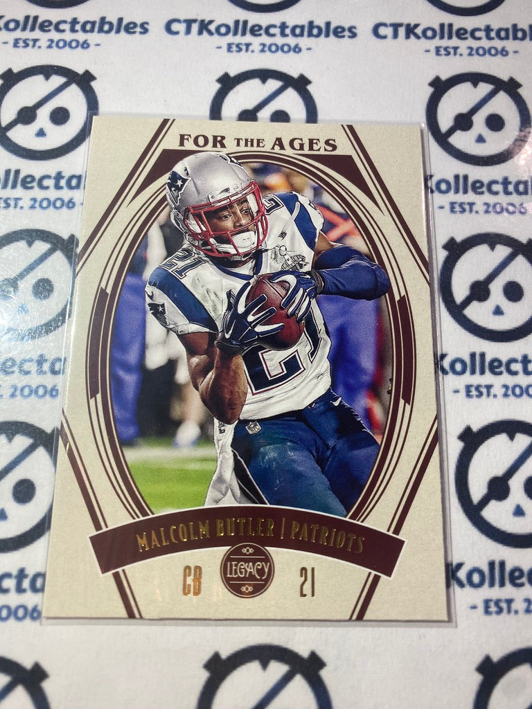2021 NFL Panini  Legacy Malcolm Butler for the ages #FTA-1 Patriots