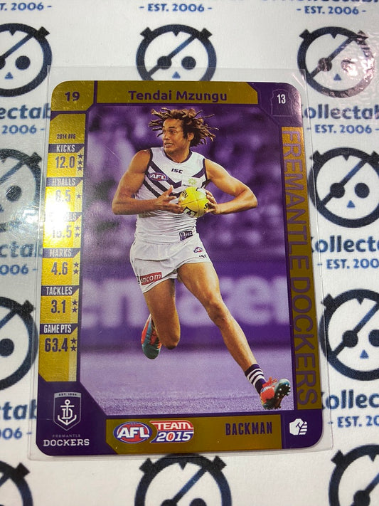 2015 AFL Teamcoach Gold #19 Tendai Mzungu Dockers