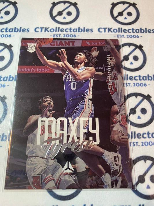 2020-21 NBA Panini Chronicles Luminance Tyrese Maxey RC #165 76ers