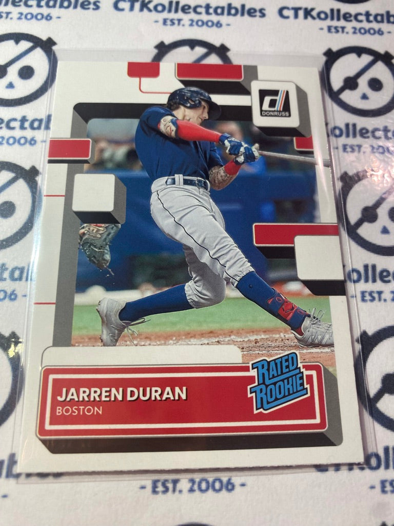 2022 Panini Donruss Baseball Rated Rookie #40 Jarren Duran Boston