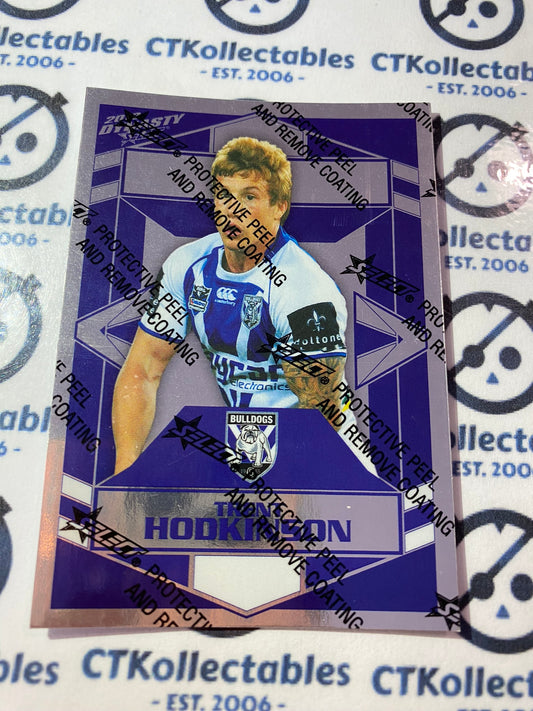 2012 NRL Select Dynasty Silver Parallel #SP34 Trent Hoskinson Bulldogs