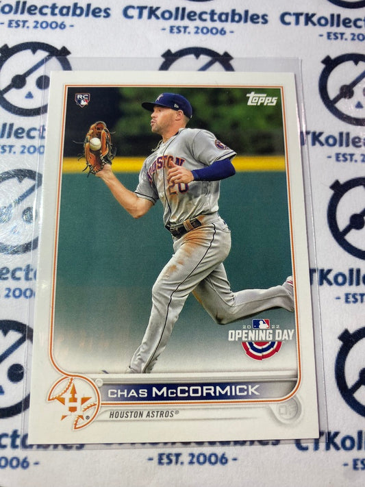 2022 Topps Opening Day Baseball Chas MCCormick Rookie card RC #190 Astros
