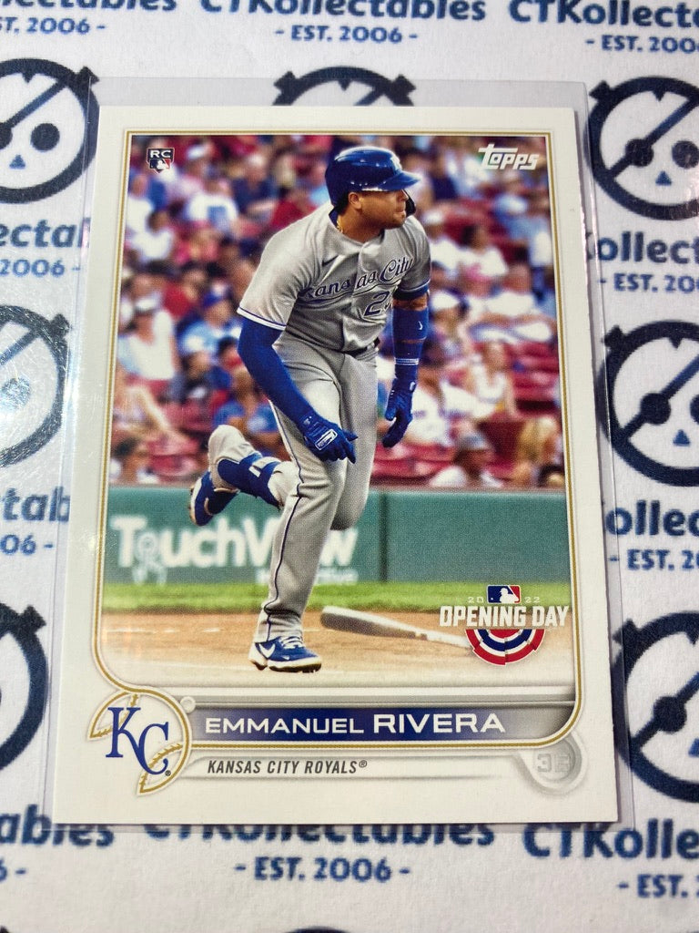 2022 Topps Opening Day Baseball Emmanuel Rivera Rookie card RC #160 Royals