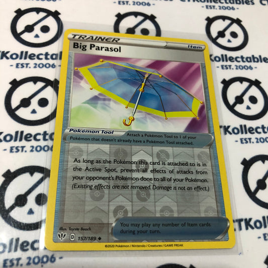 Big Parasol #157/189 Reverse Holo Uncommon Pokémon Card S & S Darkness Ablaze