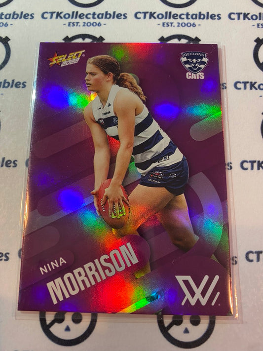 2022 AFL Footy Stars Purple Parallel - Nina Morrison PP199