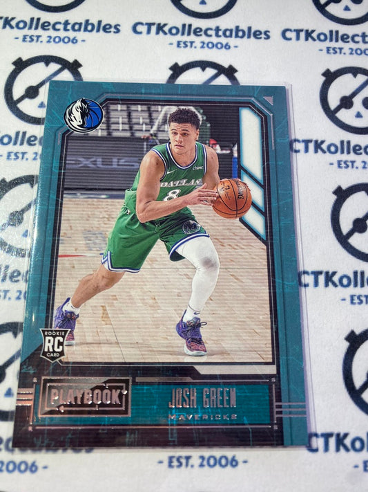 2020-21 NBA Panini Chronicles Playbook Josh Green Rookie RC #166 Mavericks