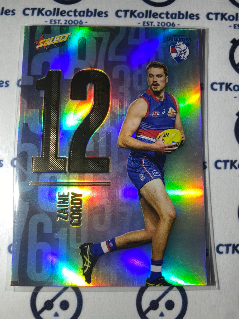 2022 AFL Footy Stars Numbers Day - Zaine Cordy ND208 #067/190
