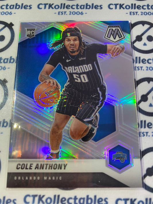 2020-21 NBA Mosaic Cole Anthony Rookie RC Silver Prizm #207 Magic