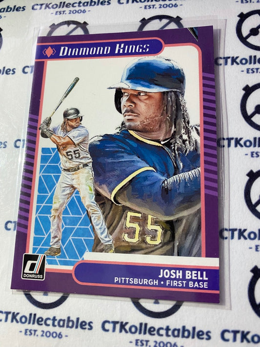 2021 Panini Donruss Baseball Josh Bell Diamond Kings #25 Pittsburgh