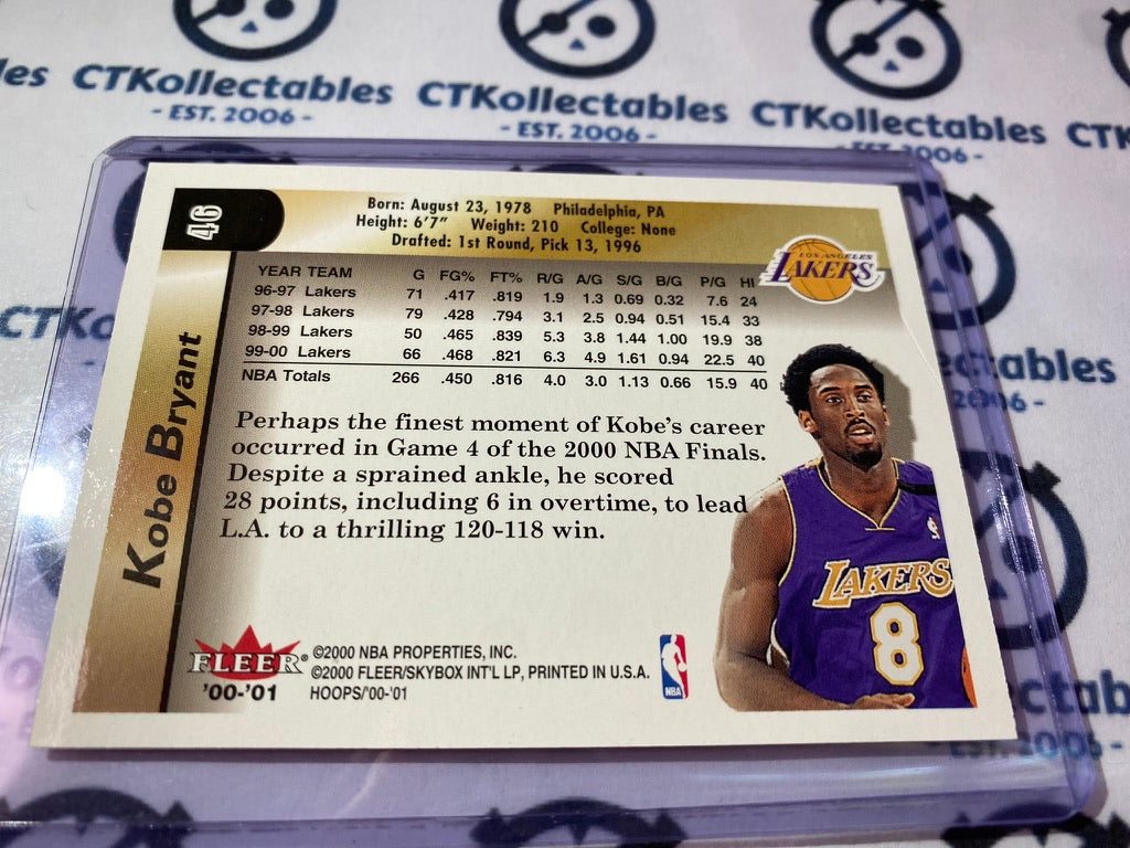 2000-01 Fleer Hoops Hot Prospects Kobe Brant Gold Foil #SK-KB Lakers