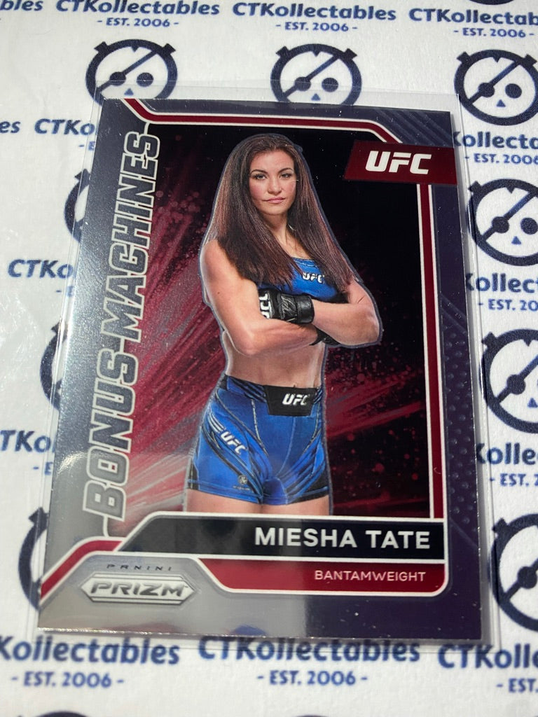 2022 UFC Panini Prizm Bonus Machines Miesha Tate #12 Base