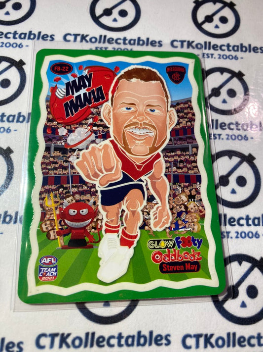 2021 AFL Teamcoach Steven May Glow Oddbodz FB-22 Demons