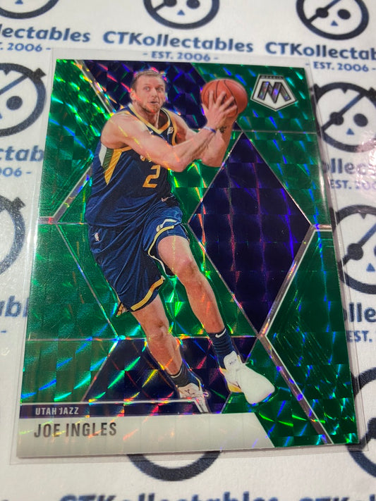 2019-20 NBA Panini Mosaic Joe Ingles Green prizm #63 Jazz