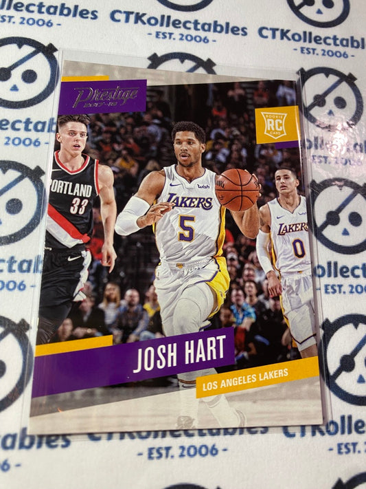 2017-18 Panini NBA Prestige Josh Hart rookie card RC #179 Lakers