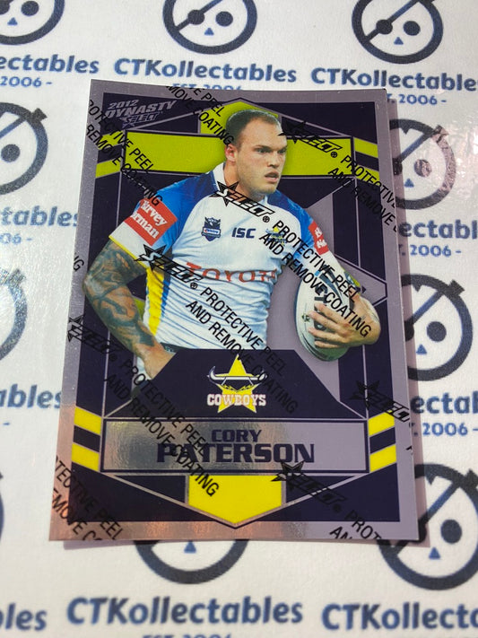 2012 NRL Select Dynasty Silver Parallel #SP103 Cory Paterson Cowboys
