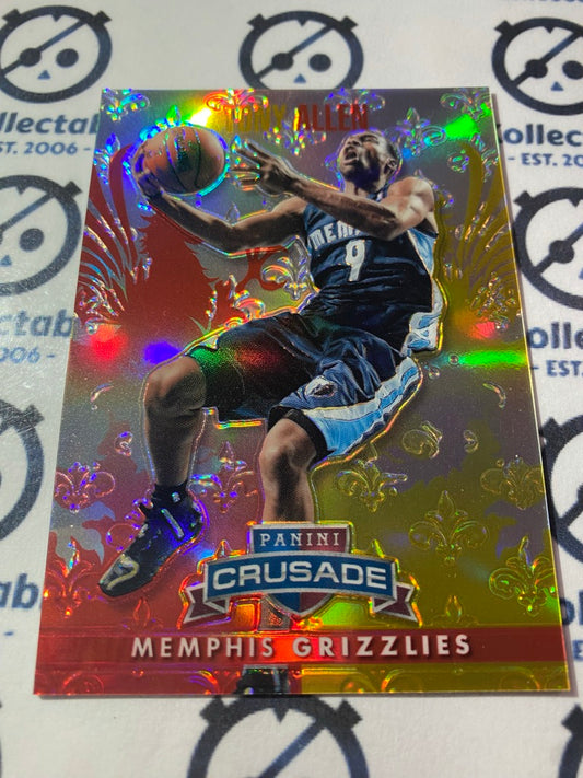 2013-14 Panini Crusade Tony Allen Red Gold #277/349 Grizzlies