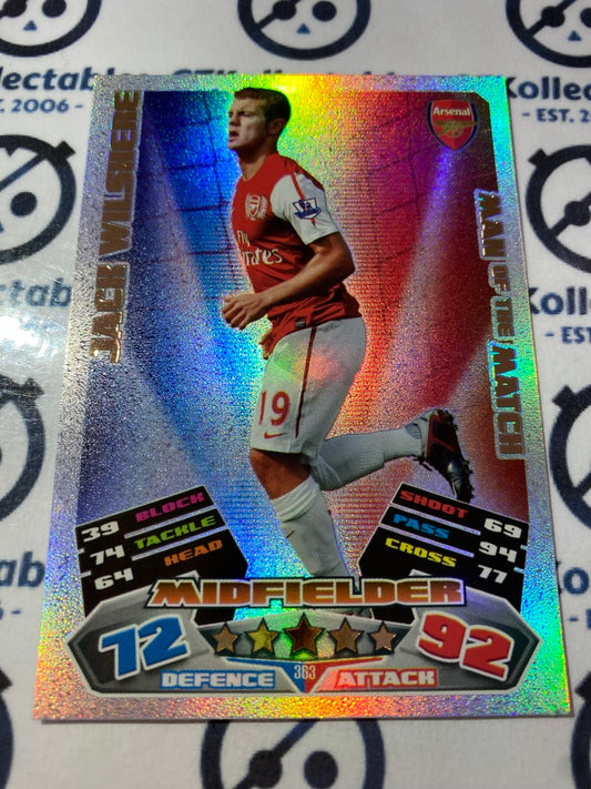 Topps SLAM ATTAX 2011/12- Jack Wilshere Man of the match #363 Arsenal