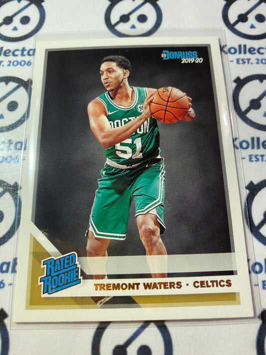 2019-20 NBA Panini Donruss Rated Rookie Tremont Waters #244 Celtics