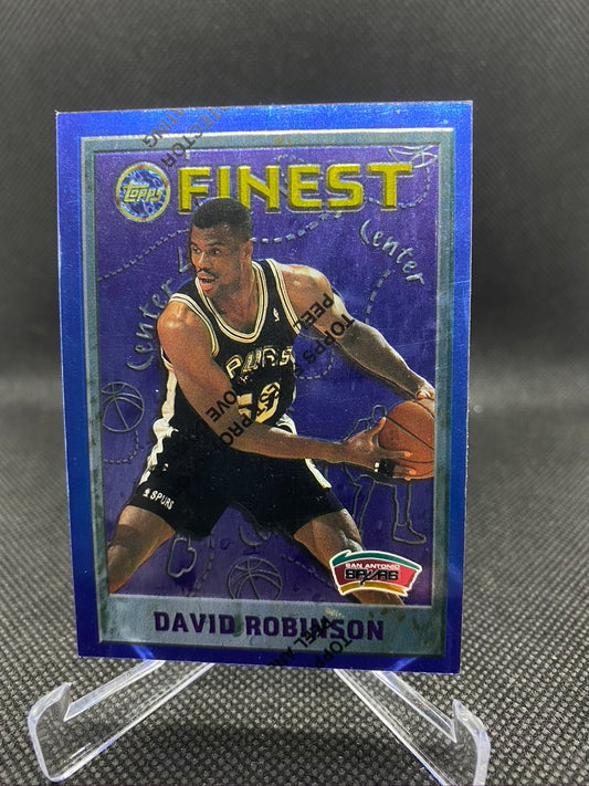 1995-96 Topps Finest David Robinson #245 Spurs