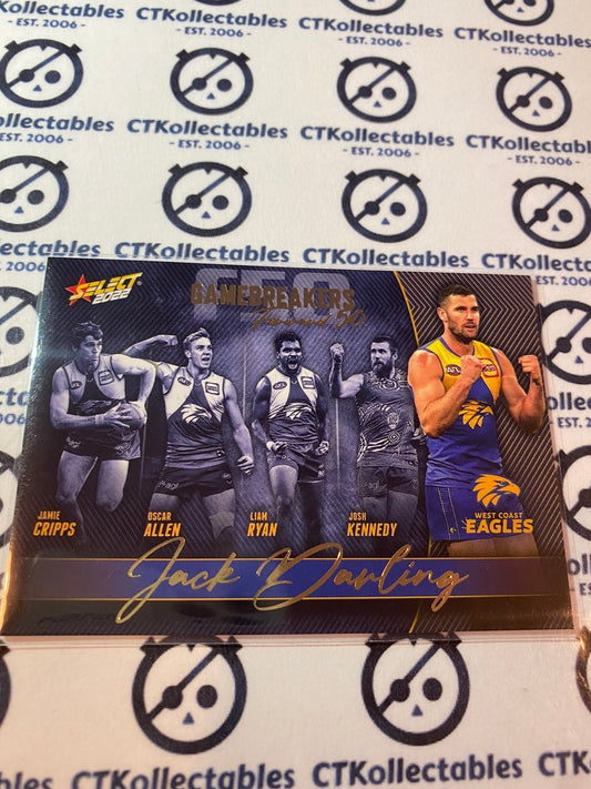 2022 AFL Footy Stars Gamebreakers Forward 50 - Jack Darling GB83