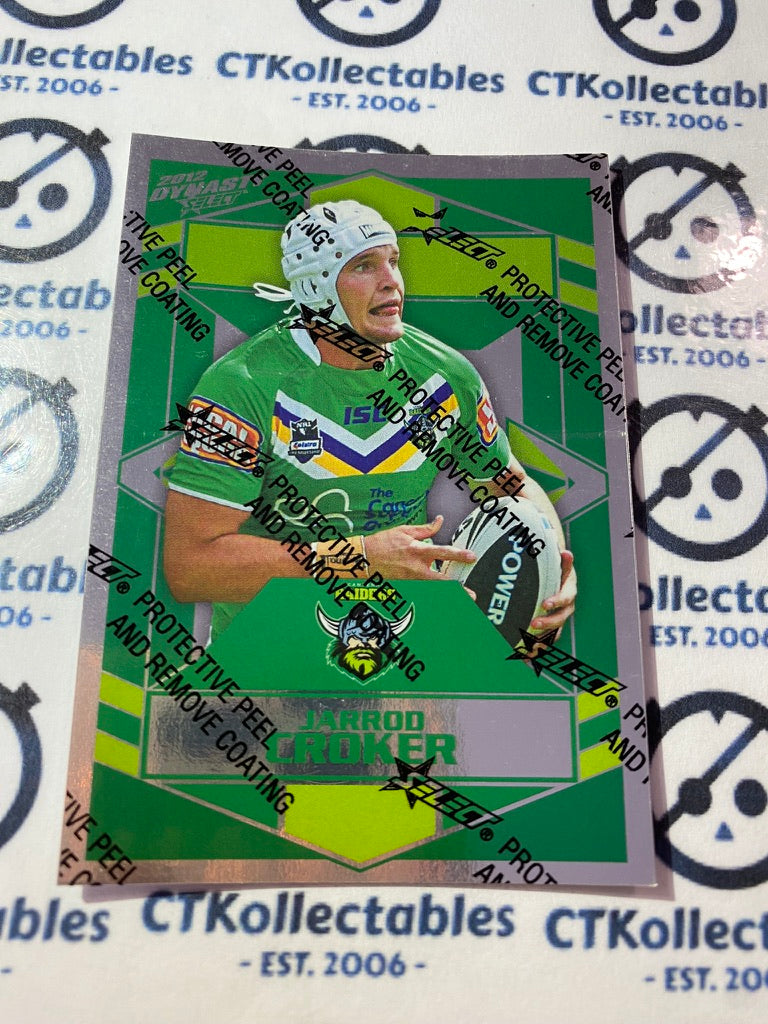 2012 NRL Select Dynasty Silver Parallel #SP20 Jarrod Croker Raiders