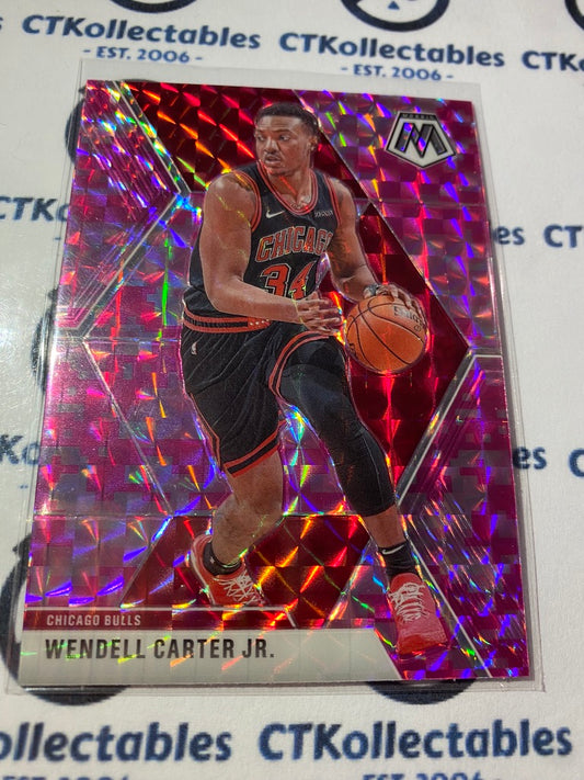 2019-20 Panini NBA Mosaic Wendell Carter Jr. Pink Prizm #107 Bulls