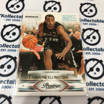 2009-10 NBA Prestige Wayne Ellington Draft Picks #202/999 Timberwolves