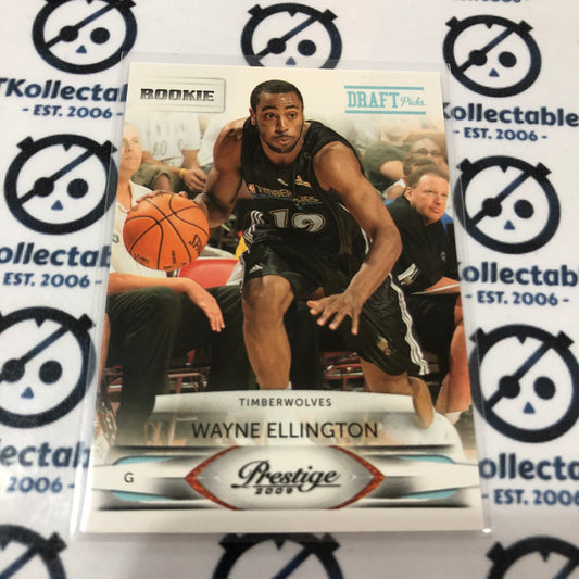 2009-10 NBA Prestige Wayne Ellington Draft Picks #202/999 Timberwolves