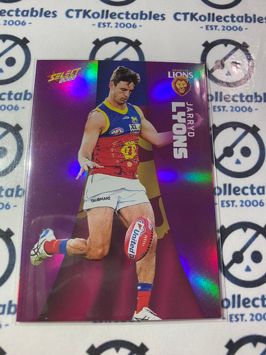 2022 AFL Footy Stars Purple Parallel -  Jarryd Lyons PP15