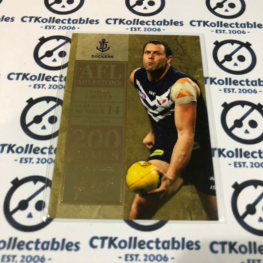 2012 AFL Champions Antoni Grover Milestone 200 Games MG21