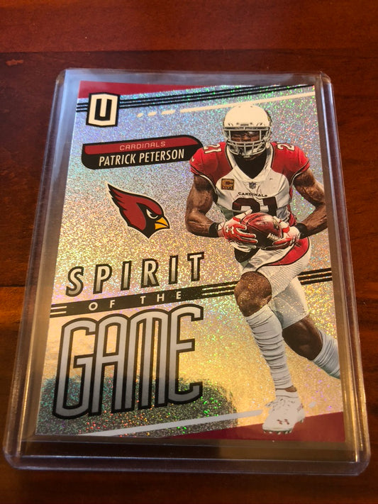Patirck Peterson Spirit Of The Game #SG-PP 2019 NFL Unparalleled