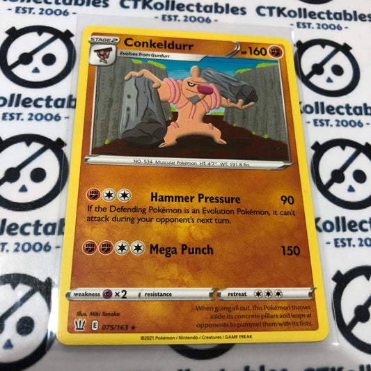 Conkeldurr #075/163 Reverse Holo Uncommon Pokémon Card Battle Styles