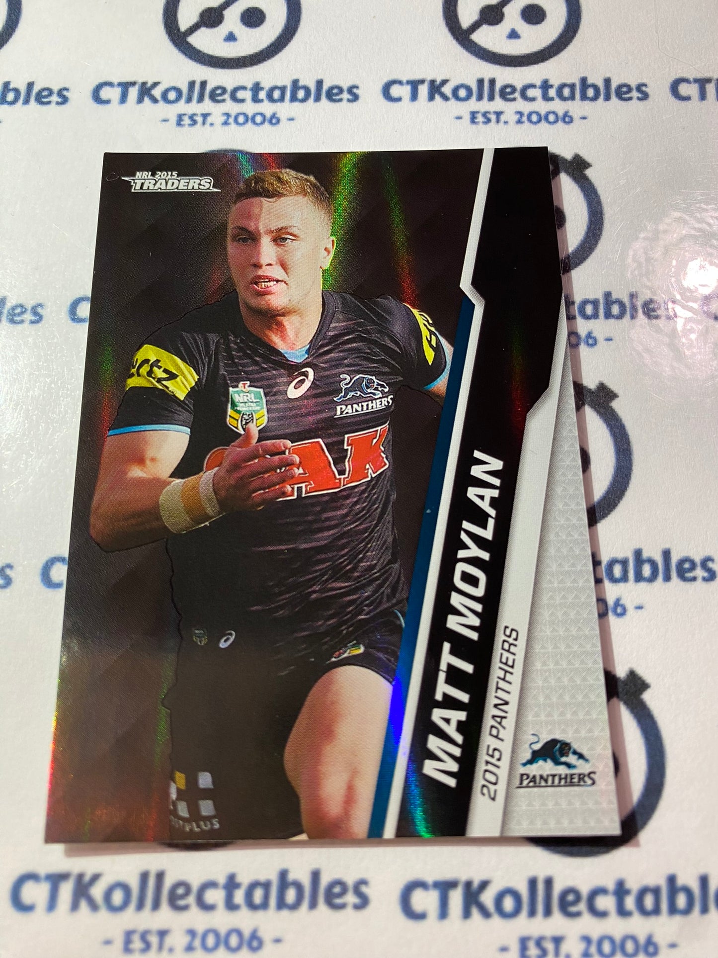 2015 NRL Traders Silver Parallel #P86 Matt Moylan Panthers