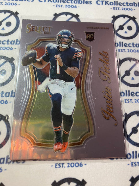 2021 NFL Panini Select Justin Fields Certified rookie card RC #SCR-4 Bears
