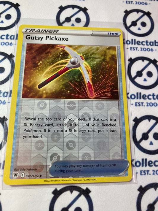 Gutsy Pickaxe #145/189 Reverse Holo 2022 Sword & Shield Astral Radiance Pokemon Card