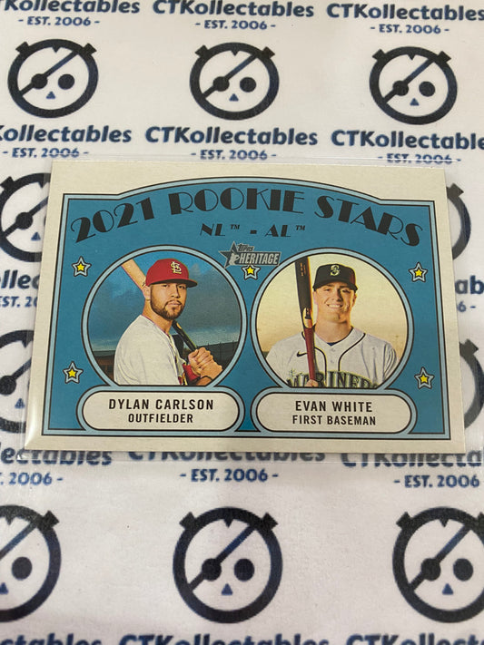 2021 MLB Heritage 2021 Rookie Stars NL-AL Carlson/White #295
