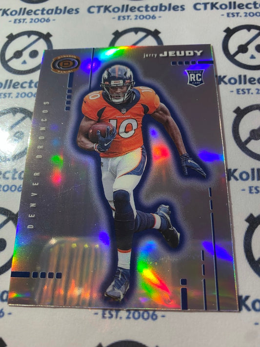 2020 NFL Panini Chronicles Dynagon Jerry Jeudy RC Silver Prizm #D-12 Broncos