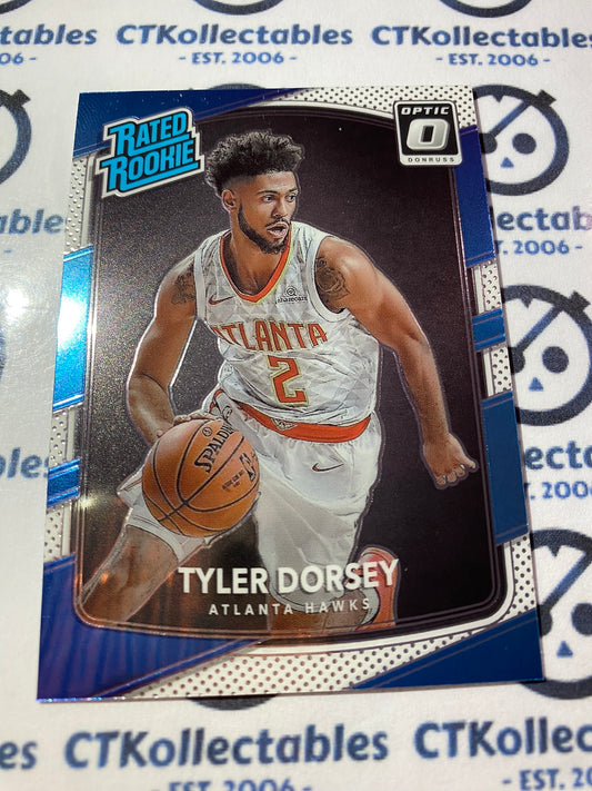 2017-18 NBA Panini Optic Tyler Dorsey Rated Rookie RC #157 Hawks